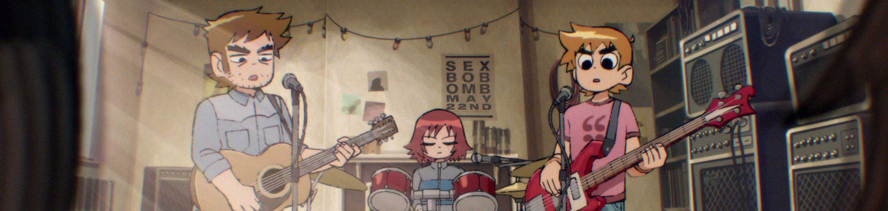Scott Pilgrim Takes Off banner