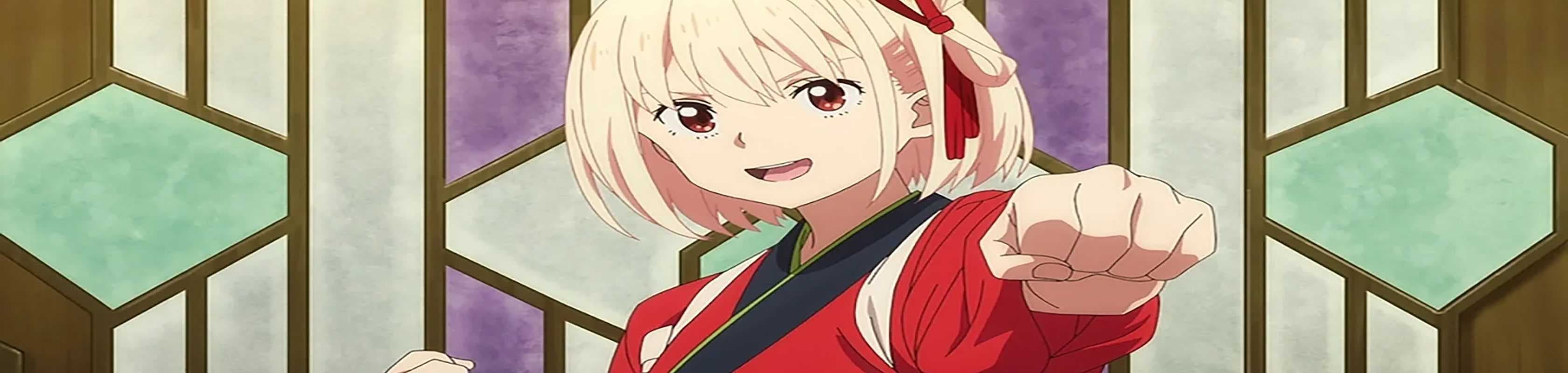 Lycoris Recoil -Friends are thieves of time.- banner