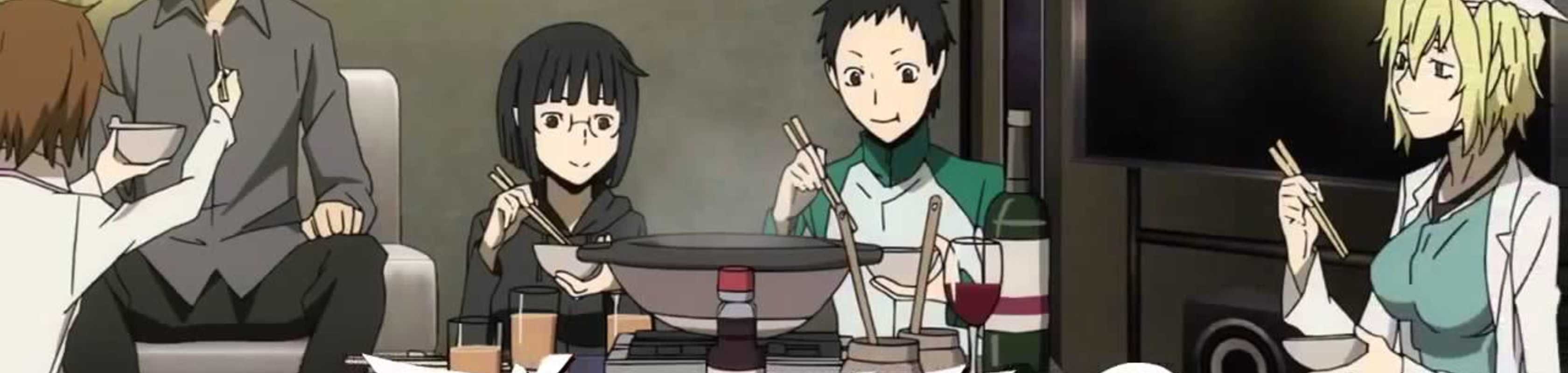 Durarara!! x2: My Heart Is in the Pattern of a Hot Pot banner