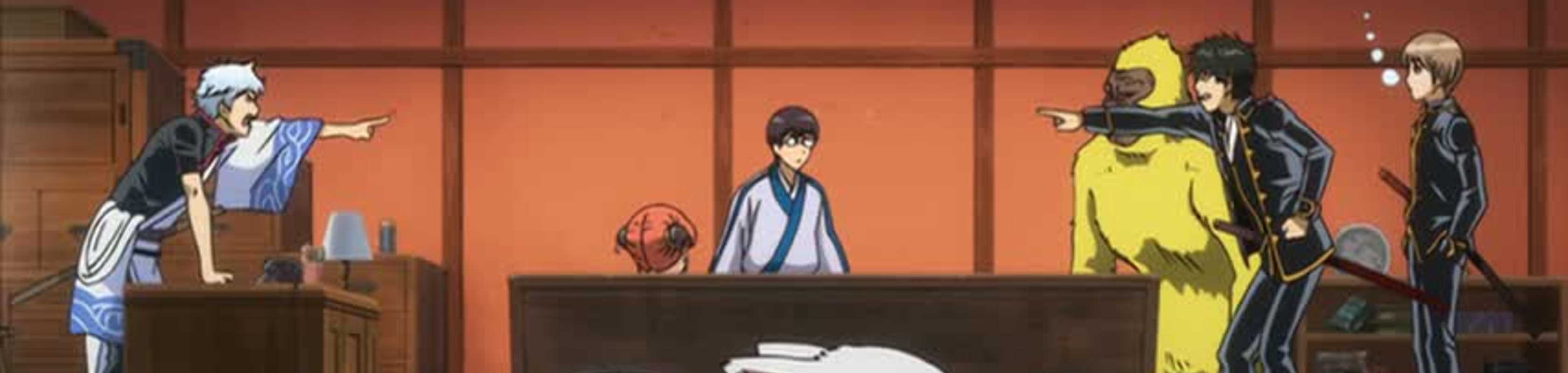 Gintama': Futon ni Haitte kara Buki Nokoshi ni Kizuite Neru ni Nerenai Toki mo Aru banner