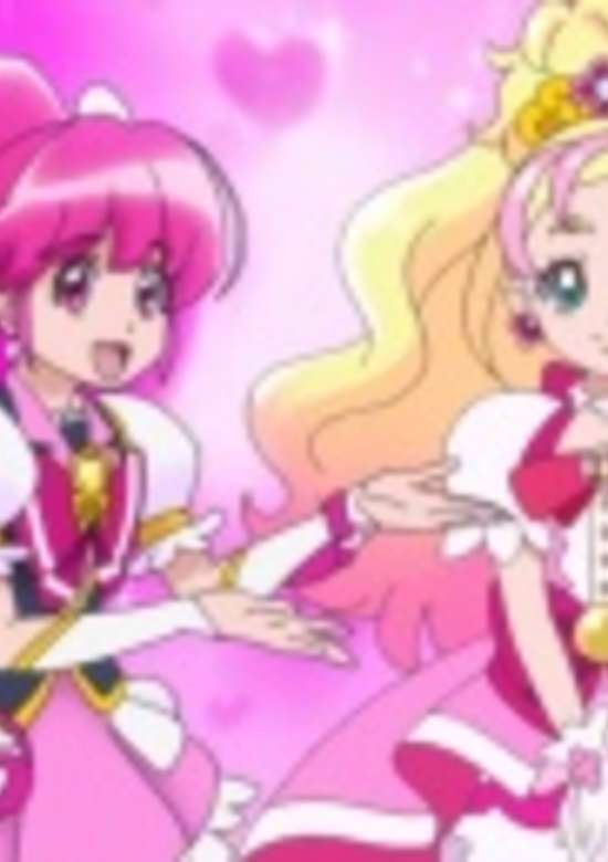 Cure Lovely kara Cure Flora e: Baton Touch no Message