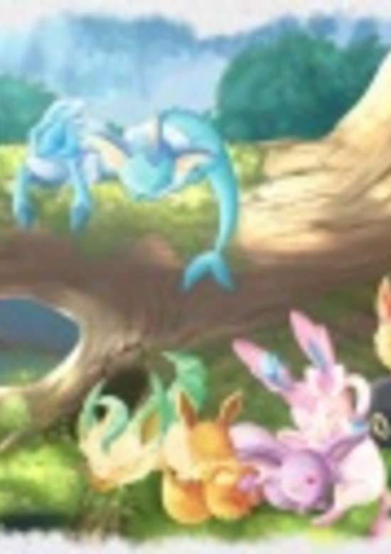 Eevee and Colorful Friends