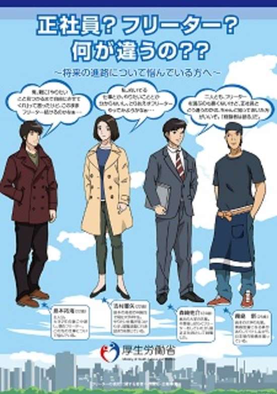 Bokura no Ashita: Freeter no Genjou ni Kansuru Wakamono e no Shuuchi Kouhou Jigyou